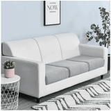 Housse Gris Clair Coussin d'Assise Canapé & Fauteuil - La Maison de la Housse®