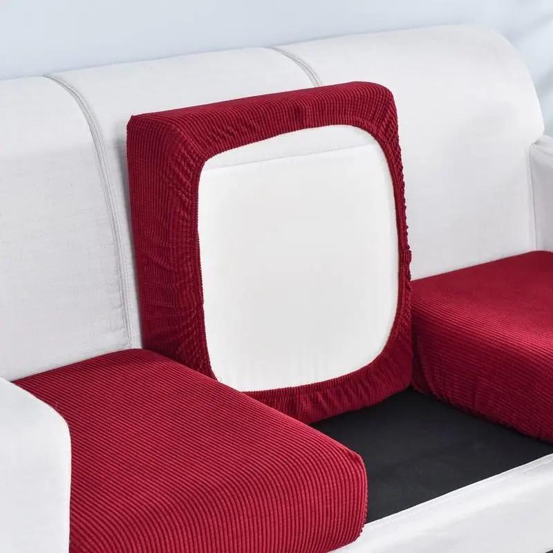 Housse Rouge Coussin d'Assise Canapé & Fauteuil - La Maison de la Housse®