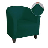 Housse Vert foncé De Fauteuil Club - Extensible - La Maison de la Housse®