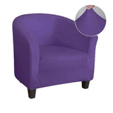 Housse Violet De Fauteuil Club - Extensible - La Maison de la Housse®