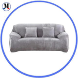 Housse de Canapé Velours Gris - La Maison de la Housse®
