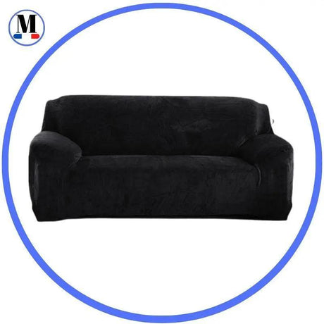 Housse de Canapé Velours Noir - La Maison de la Housse®