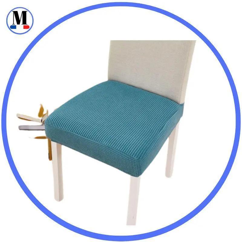 Housse de Chaise Assise Bleu - La Maison de la Housse®