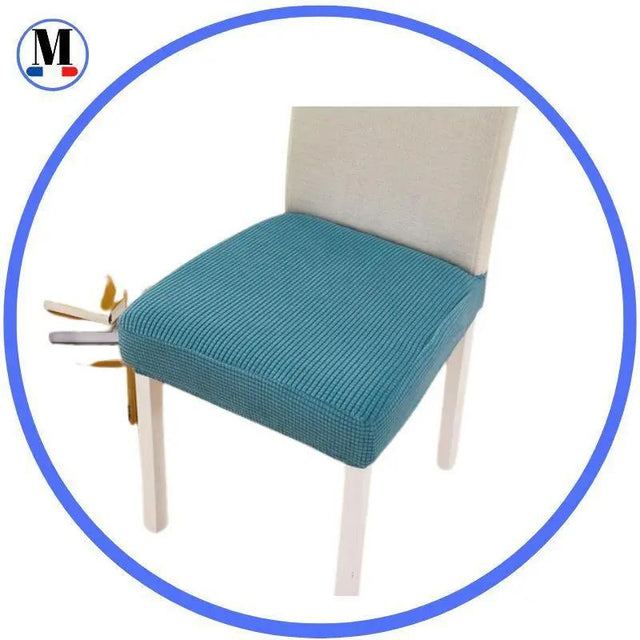 Housse de Chaise Assise Bleu - La Maison de la Housse®