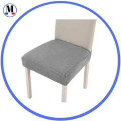 Housse de Chaise Assise Gris Clair