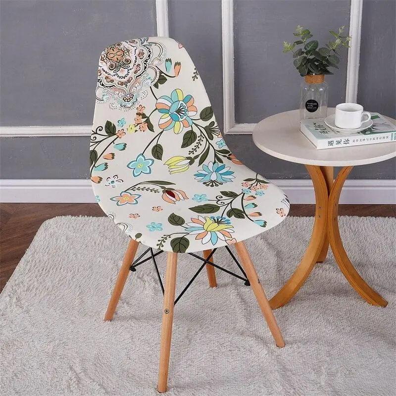 Housse de Chaise Scandinave Floral - La Maison de la Housse®