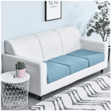 Housse de Coussin Bleu Ciel Pour Siège D'assise De Canapé - Fauteuil - La Maison de la Housse®