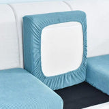 Housse de Coussin Bleu Ciel Pour Siège D'assise De Canapé - Fauteuil - La Maison de la Housse®