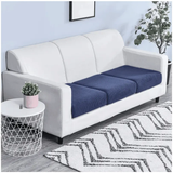 Housse de Coussin Bleu Marine Pour Siège d'Assise et Dossier Canapé & Fauteuil - La Maison de la Housse®