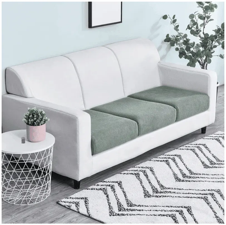 Housse de Coussin Vert Mousse Pour Siège D'assise De Canapé - Fauteuil - La Maison de la Housse®