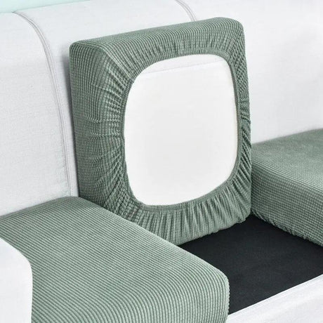 Housse de Coussin Vert Mousse Pour Siège D'assise De Canapé - Fauteuil - La Maison de la Housse®