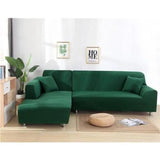 Housse De Canapé d'Angle Vert Foncé - La Maison de la Housse®