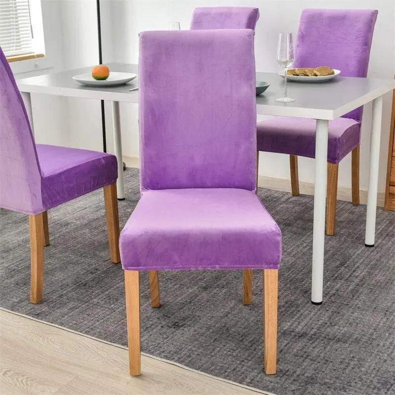 Housse de chaise en Velours - La Maison de la Housse®