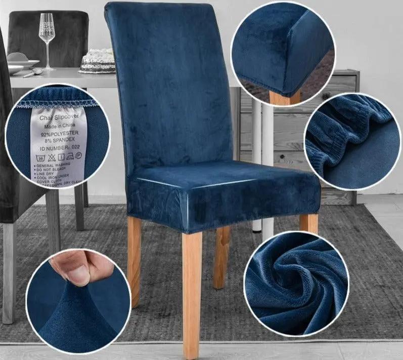 Housse de chaise en Velours - La Maison de la Housse®