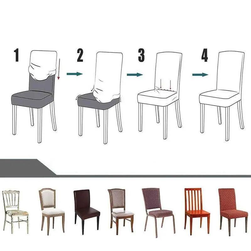 Housse de chaise en Velours - La Maison de la Housse®