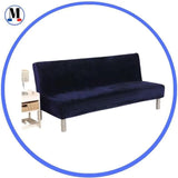 Housses De Canapé Clic Clac En Velours Bleu Nuit - La Maison de la Housse®