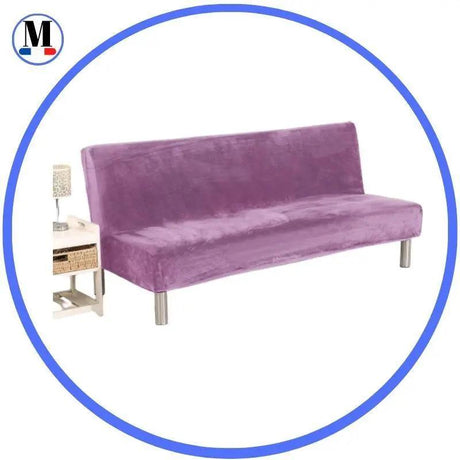 Housses De Canapé Clic Clac En Velours Rose - La Maison de la Housse®