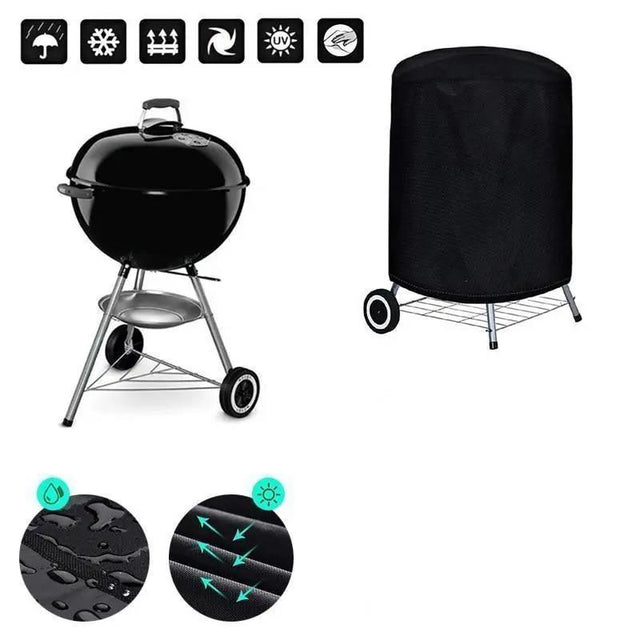 Housses Pour Barbecue Rond - Bâche BBQ Rond - La Maison de la Housse®