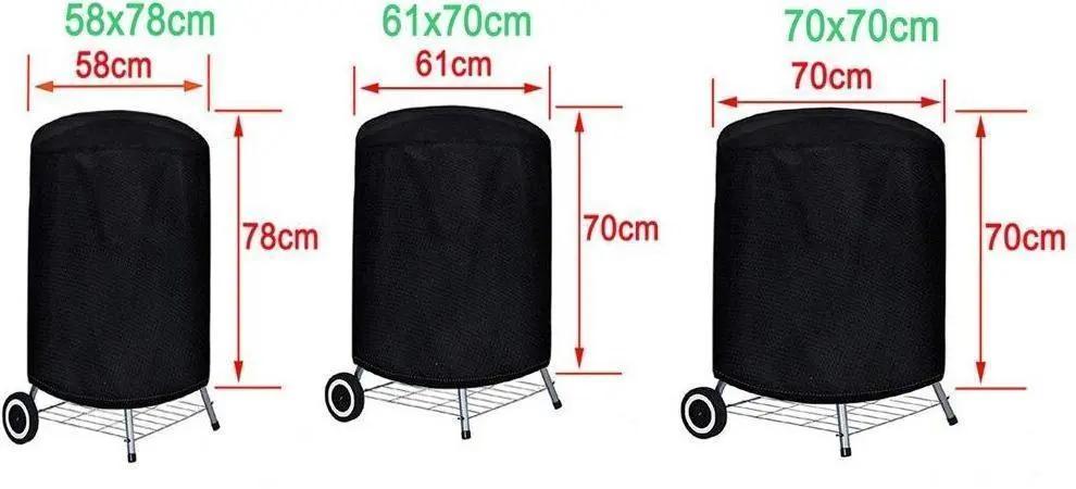 Housses Pour Barbecue Rond - Bâche BBQ Rond - La Maison de la Housse®