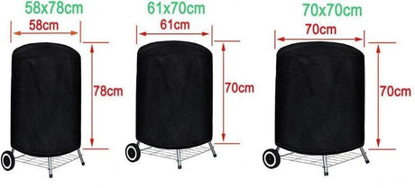 Housses Pour Barbecue Rond - Bâche BBQ Rond - La Maison de la Housse®