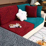 Housses de Coussin Zébrée Velours Pour Siège D'assise - La Maison de la Housse®