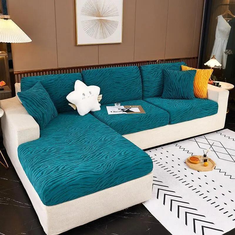 Housses de Coussin Zébrée Velours Pour Siège D'assise - La Maison de la Housse®