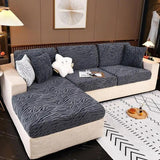 Housses de Coussin Zébrée Velours Pour Siège D'assise - La Maison de la Housse®