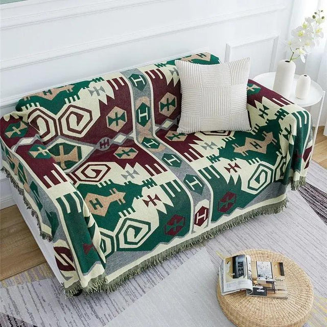 Jeté de Canapé et Fauteuil Tissage Motif - 130x180cm - La Maison de la Housse®