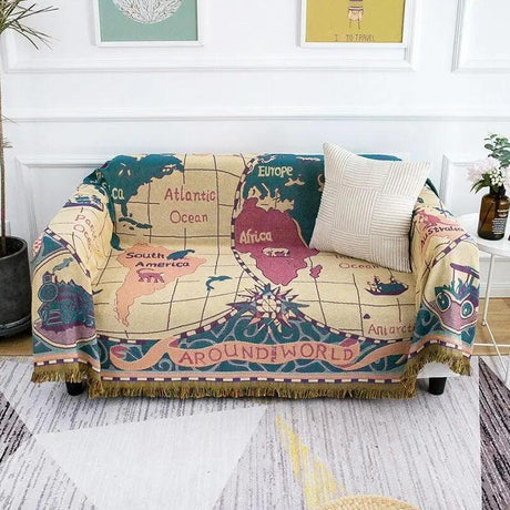 Jeté de Canapé et Fauteuil Tissage Motif - 130x180cm - La Maison de la Housse®