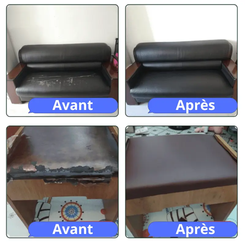 Patch Autocollant Réparation Cuir & Simili - La Maison de la Housse®