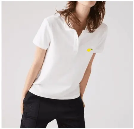 Polos Femme Lemon Inside Manche Courte Coton 100% Bio - La Maison de la Housse®