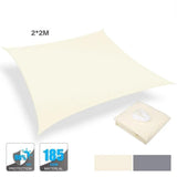 Toile Tirée Voile Haut Vent Tissu Ombrage Jardin & Terrasse - La Maison de la Housse®