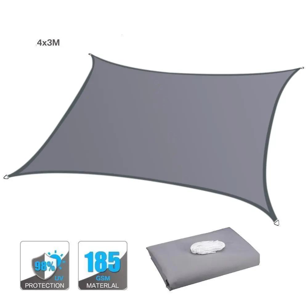 Toile Tirée Voile Haut Vent Tissu Ombrage Jardin & Terrasse - La Maison de la Housse®