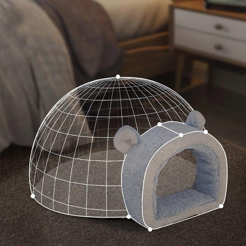 Coussin Grotte Pour Chat - La Maison de la Housse®