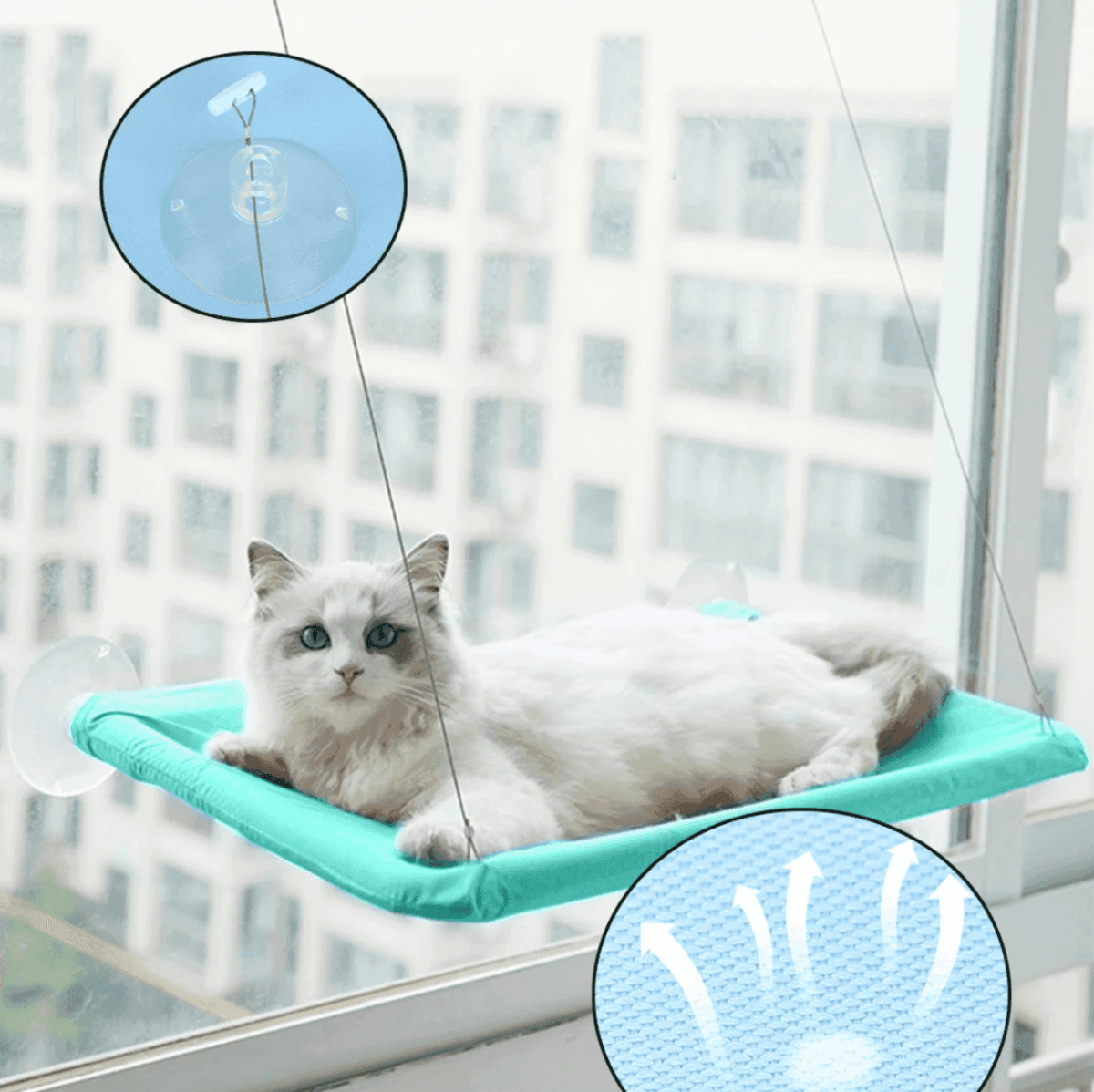 Hamac Fenêtre Pour Chat - La Maison de la Housse®