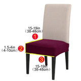 Housse Assise Extensible Bleu marine Pour Chaise - La Maison de la Housse®