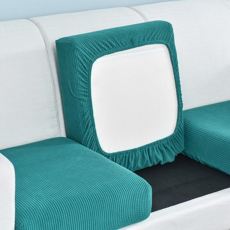Housse Bleu Canard Coussin d'Assise Canapé & Fauteuil - La Maison de la Housse®