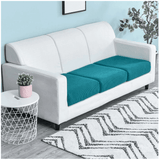 Housse Bleu Canard Coussin d'Assise Canapé & Fauteuil - La Maison de la Housse®