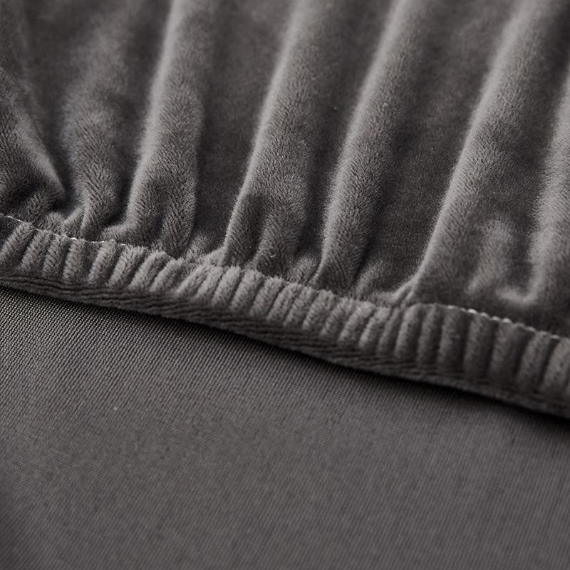 Housse Coussin d'Assise Canapé Velours Gris Clair - La Maison de la Housse®