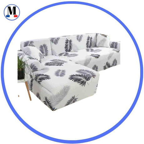Housse De Canapé d'Angle Extensibles - Motif Ciliata - La Maison de la Housse®