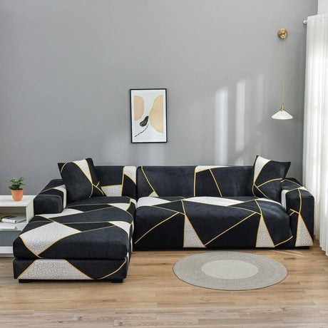 Housse De Canapé d'Angle Blouset - La Maison de la Housse®