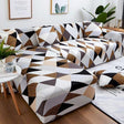 Housse De Canapé d'Angle Extensibles - Motif Graminées - La Maison de la Housse®