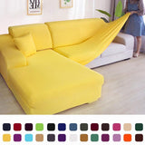 Housse De Canapé d'Angle Marron camel - La Maison de la Housse®