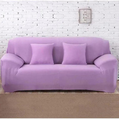 Housse De Canapé Extensible Violet Clair pour Housse de canapé – La Maison de la housse