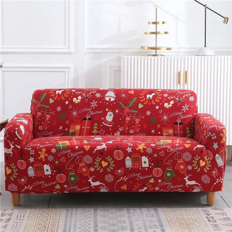 Housse de Canapé Noël Modèle 4 - La Maison de la Housse®