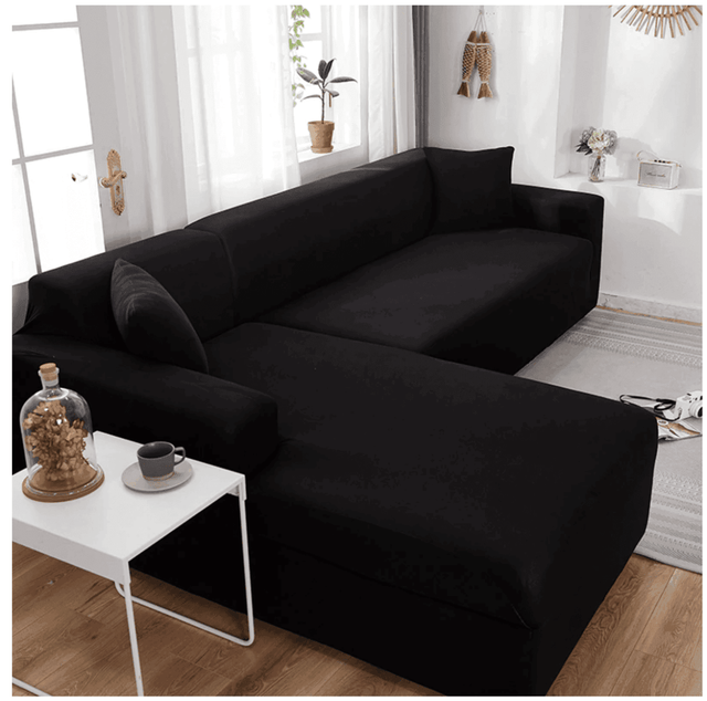 Housse de Canapé Velours Noir - La Maison de la Housse®