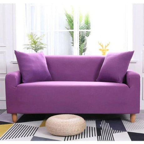 Housse De Canapé Violet Lavande - La Maison de la Housse®