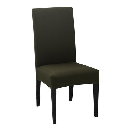 Housse De Chaise Classique Extensible - Gris vert - La Maison de la Housse®