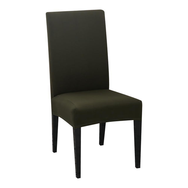 Housse De Chaise Classique Extensible - Gris vert - La Maison de la Housse®
