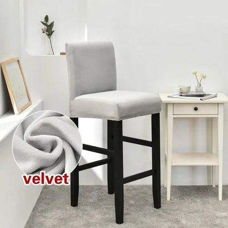 Housse de chaise de bar en velours pour Housse De Chaise – La Maison De La Housse ®